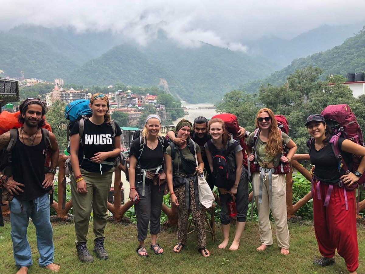 نزل Skyard Rishikesh, Laxman Jhula المظهر الخارجي الصورة